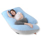 Coussin d’allaitement grandir nature - Bleu - coussin d’allaitement