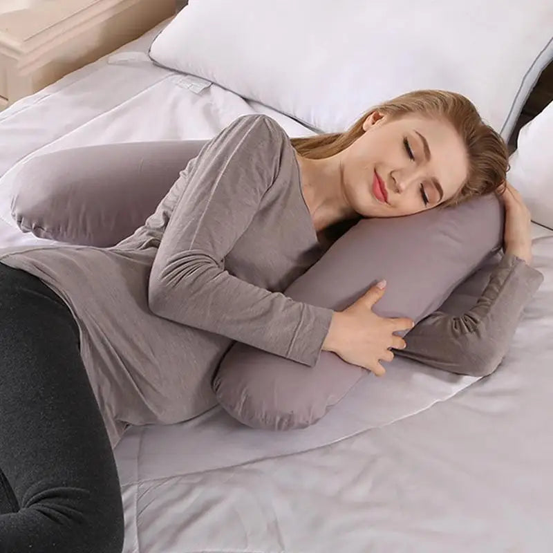 Coussin d’allaitement gris - Gris - coussin d’allaitement