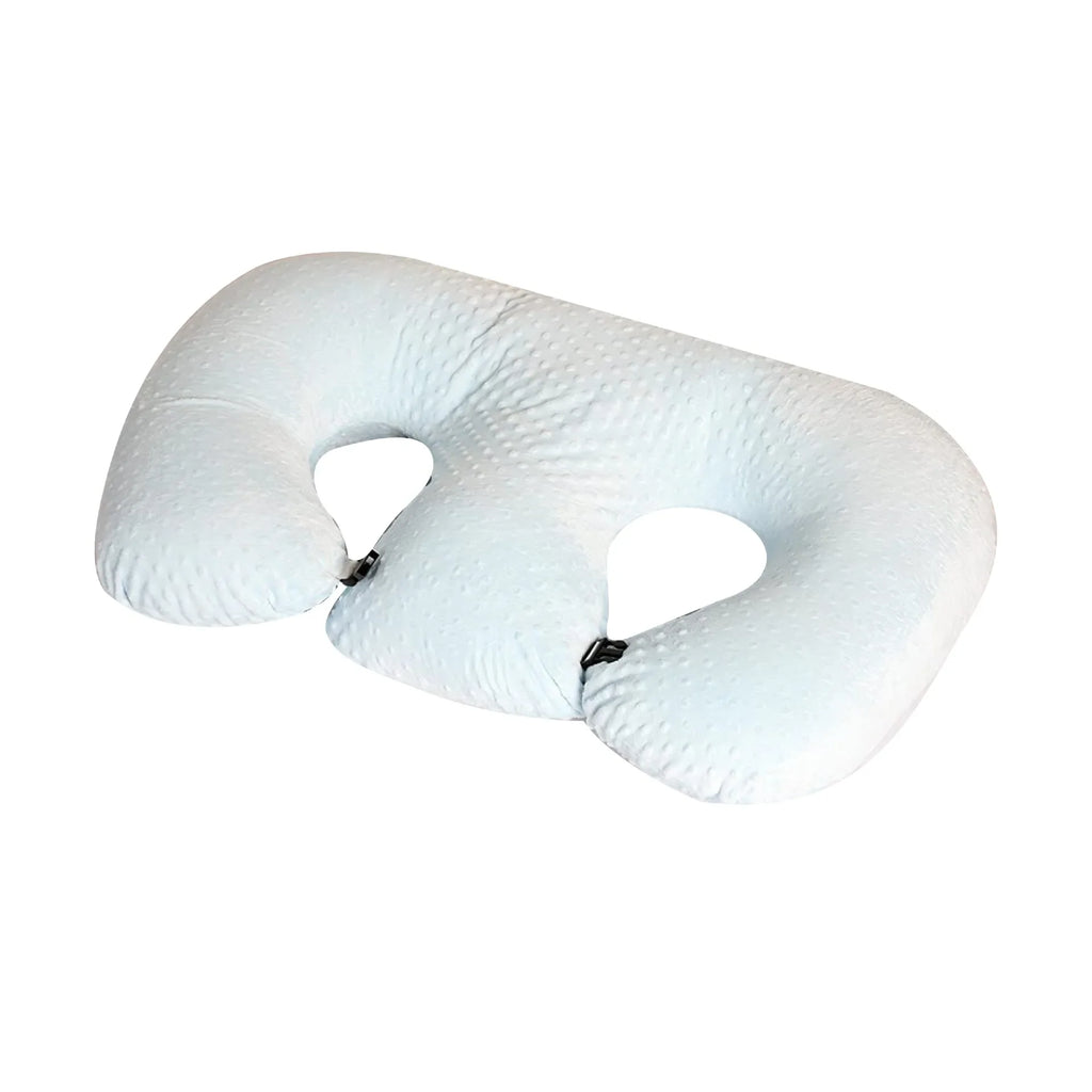 Coussin d’allaitement jumeaux - Bleu - coussin d’allaitement
