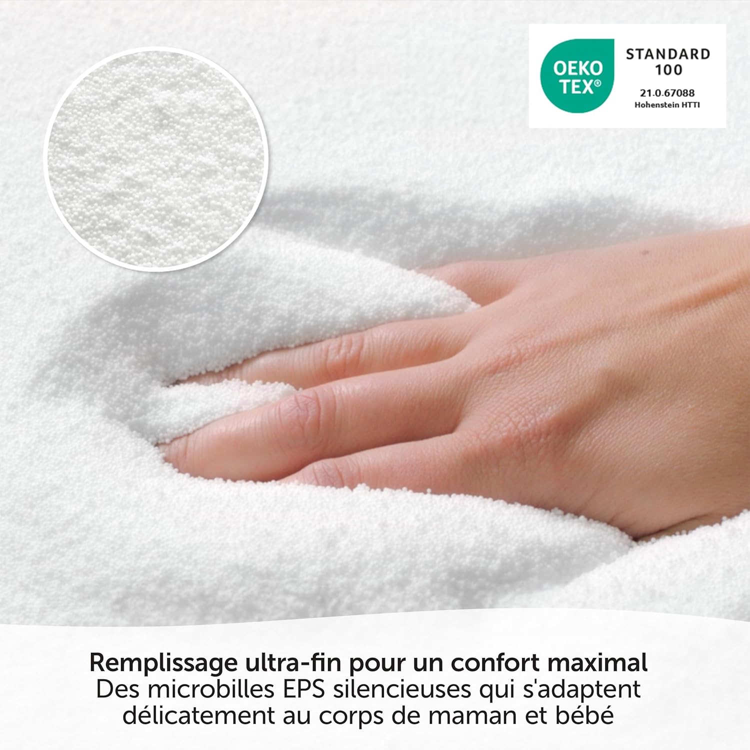 Coussin d’allaitement microbille 190