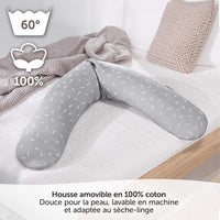 Coussin d’allaitement microbille 190
