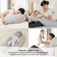 Coussin d’allaitement microbille 190
