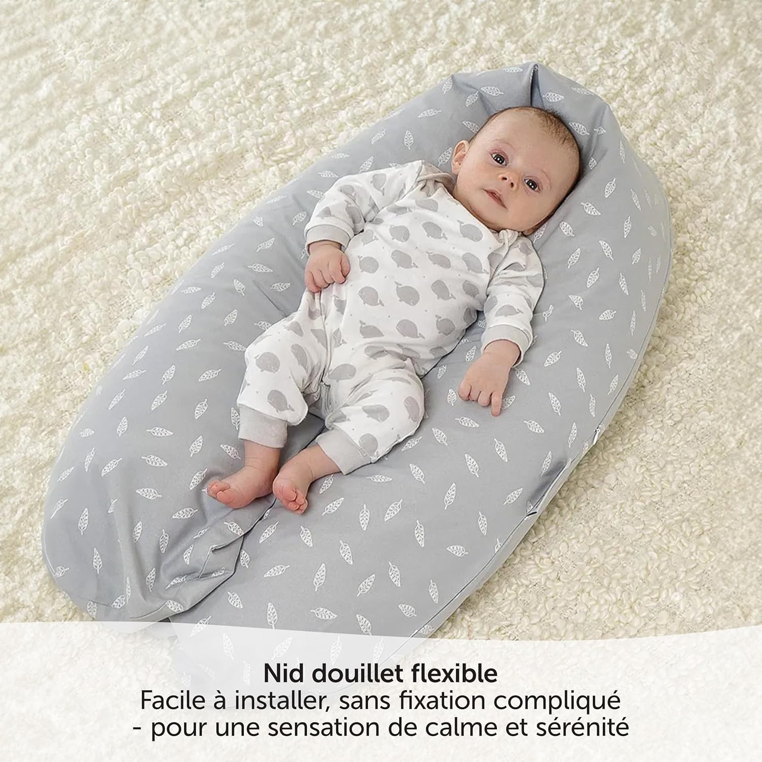 Coussin d’allaitement microbille 190