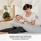 Coussin d’allaitement microbille 190