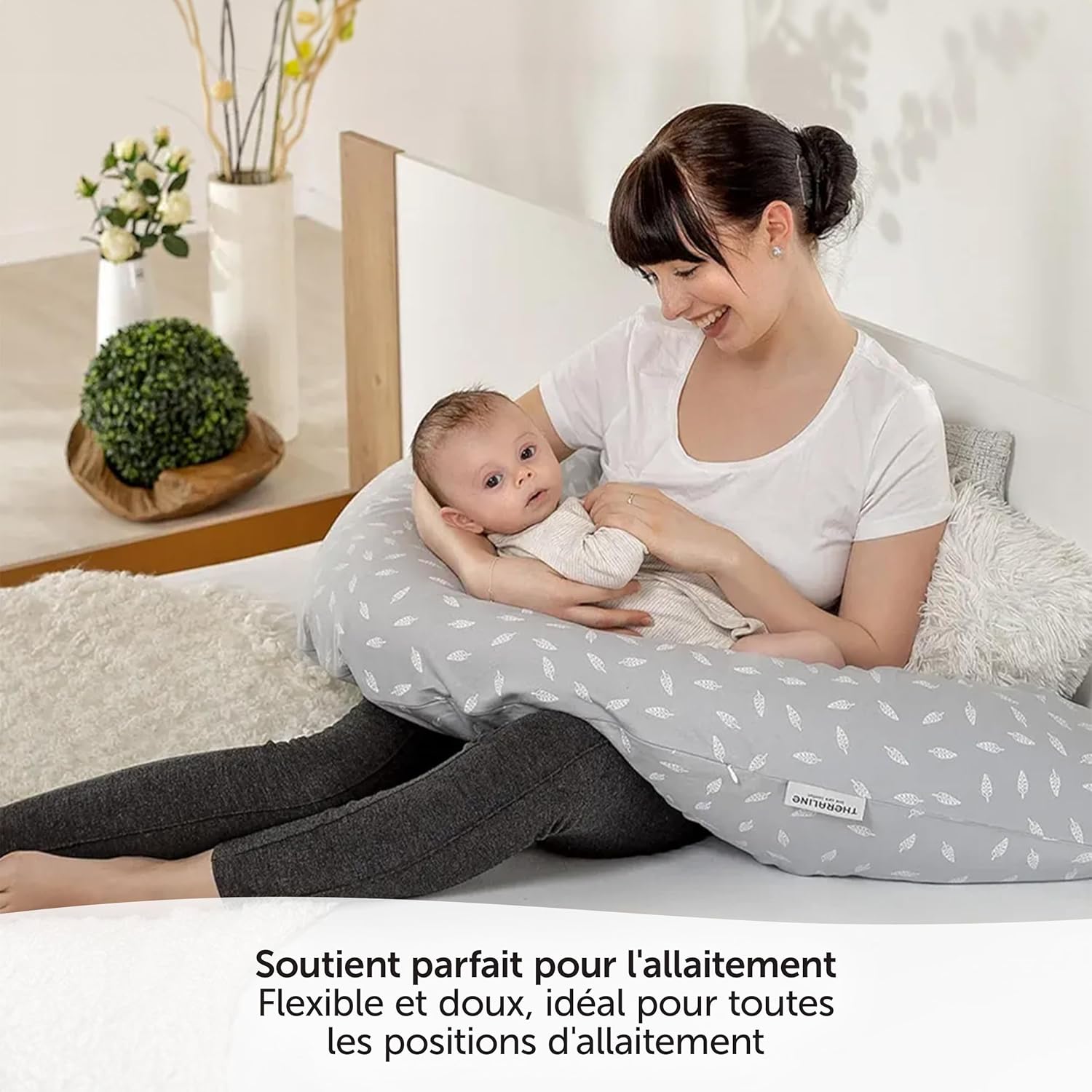 Coussin d’allaitement microbille 190