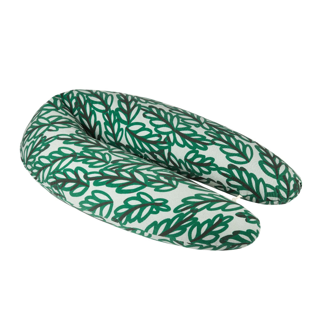 Coussin d’allaitement microbille maxi coton - Vert végétal