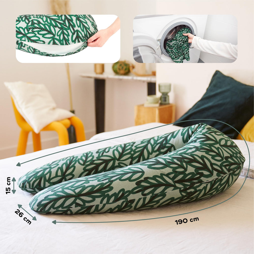 Coussin d’allaitement microbille maxi coton