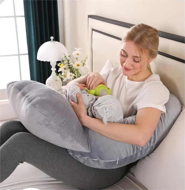 Coussin d'allaitement pour maman ergonomique avec appuie tête