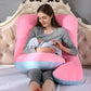 Coussin d’allaitement pour dormir - Rose et bleu - coussin d’allaitement