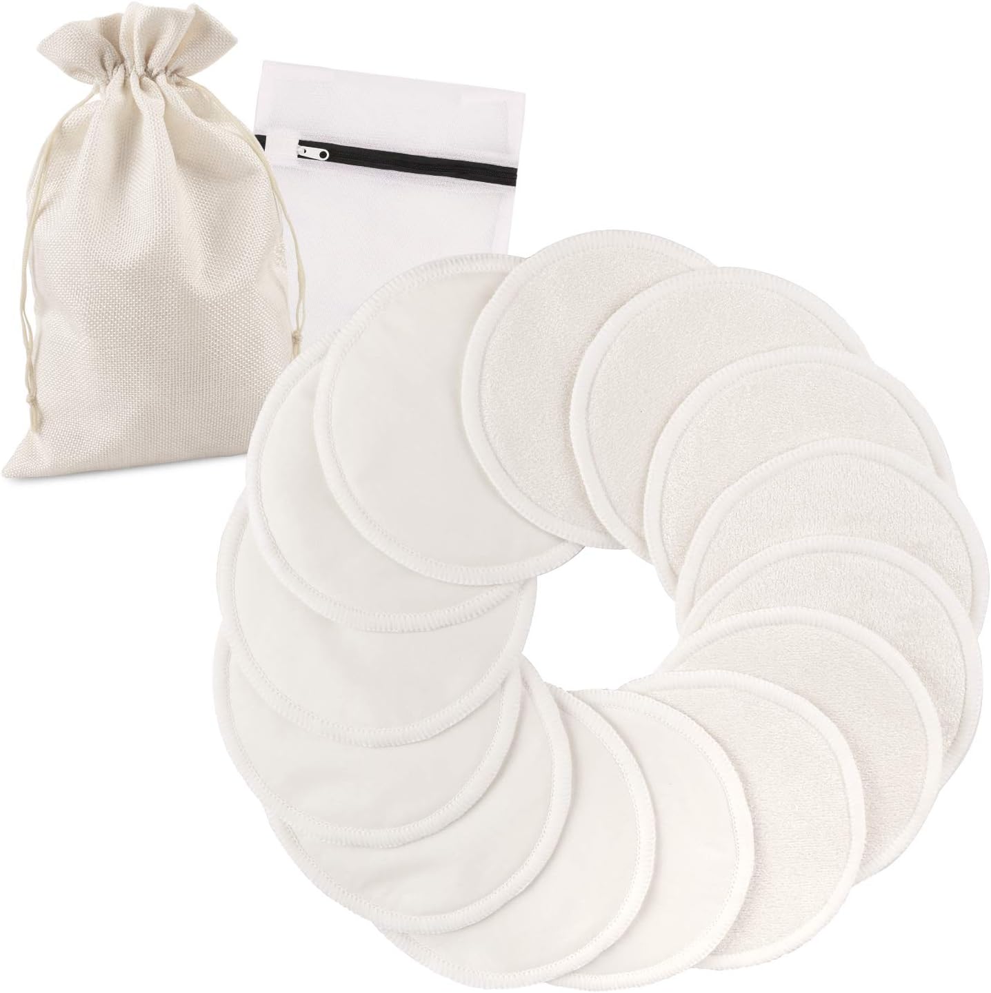 Coussinet d’allaitement lavable bambou