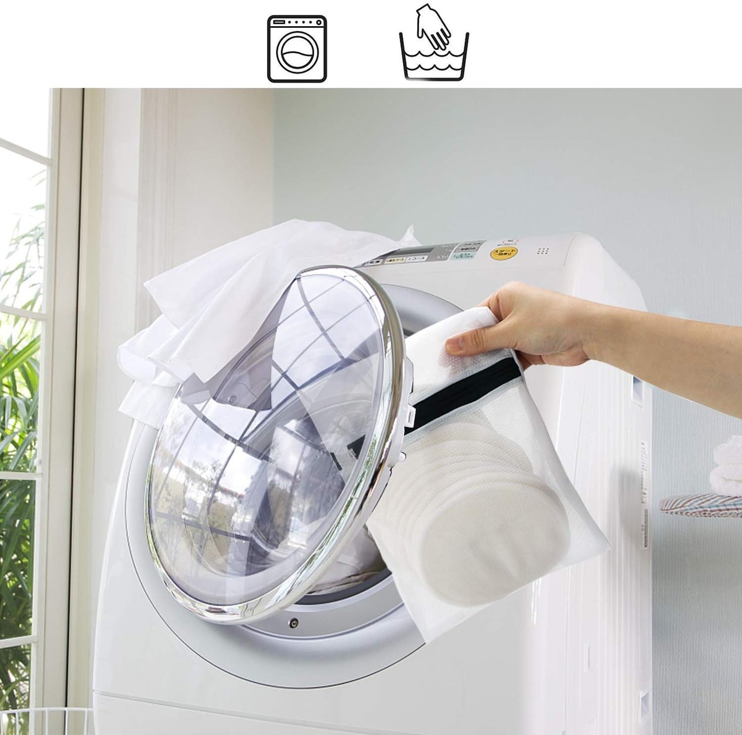 Coussinet d’allaitement lavable bambou