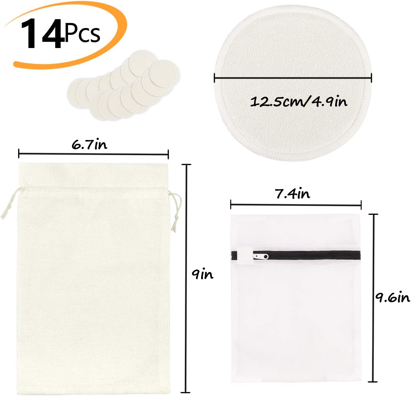 Coussinet d’allaitement lavable bambou