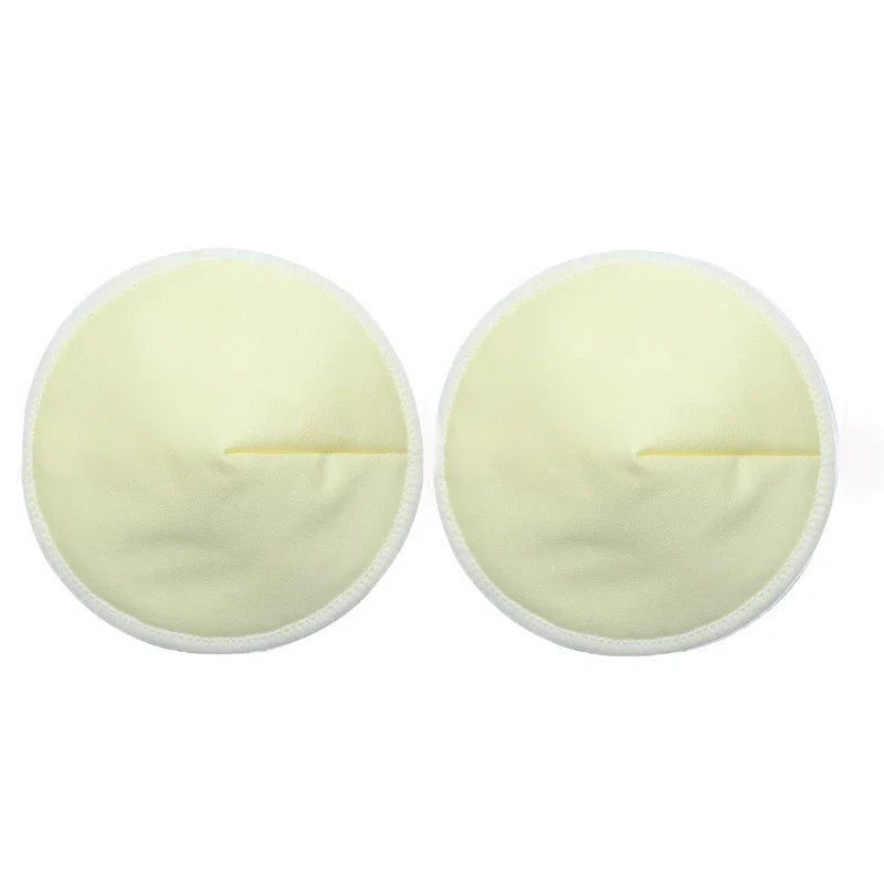 Coussinet d’allaitement lavable bio - Jaune 2pcs - Coussinet d’allaitement