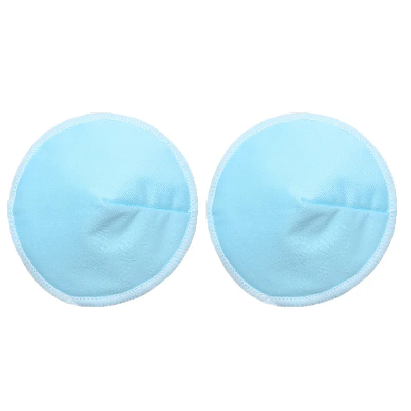 Coussinet d’allaitement lavable bio - Bleu 2pcs - Coussinet d’allaitement