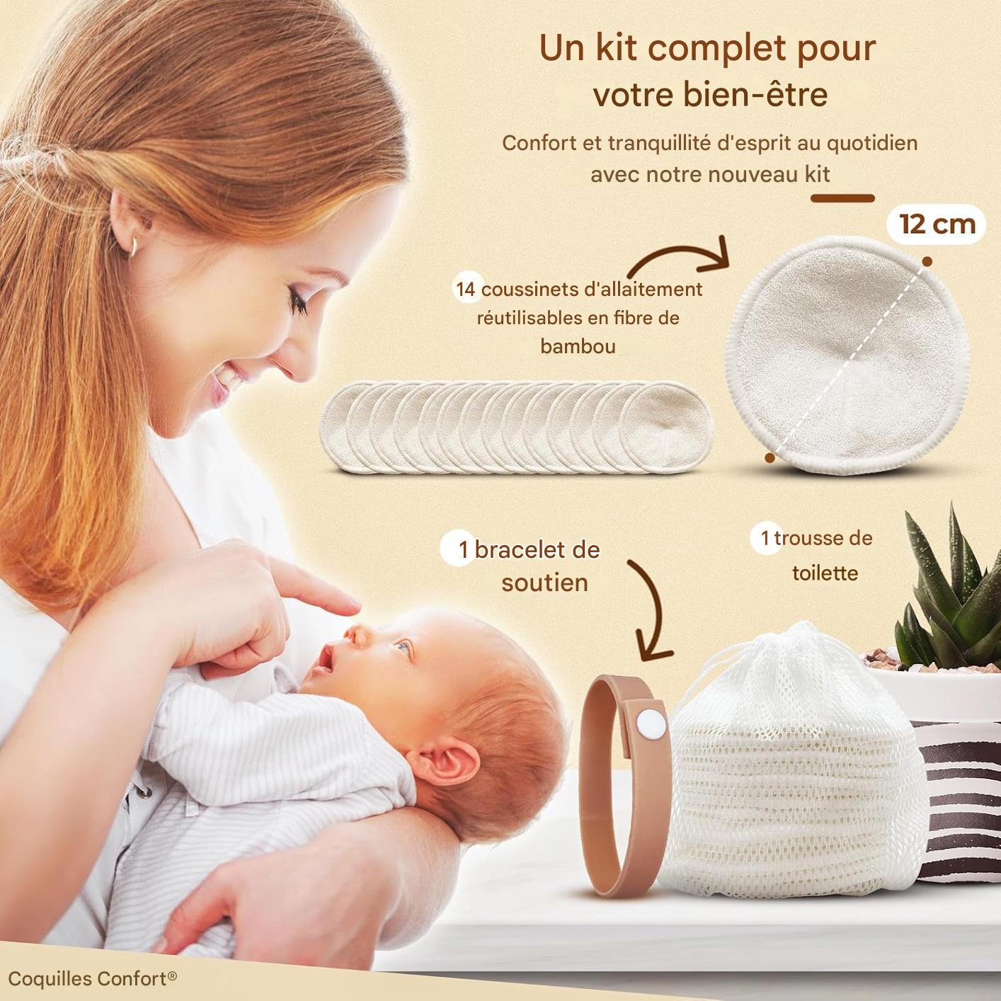 Coussinet d’allaitement réutilisable
