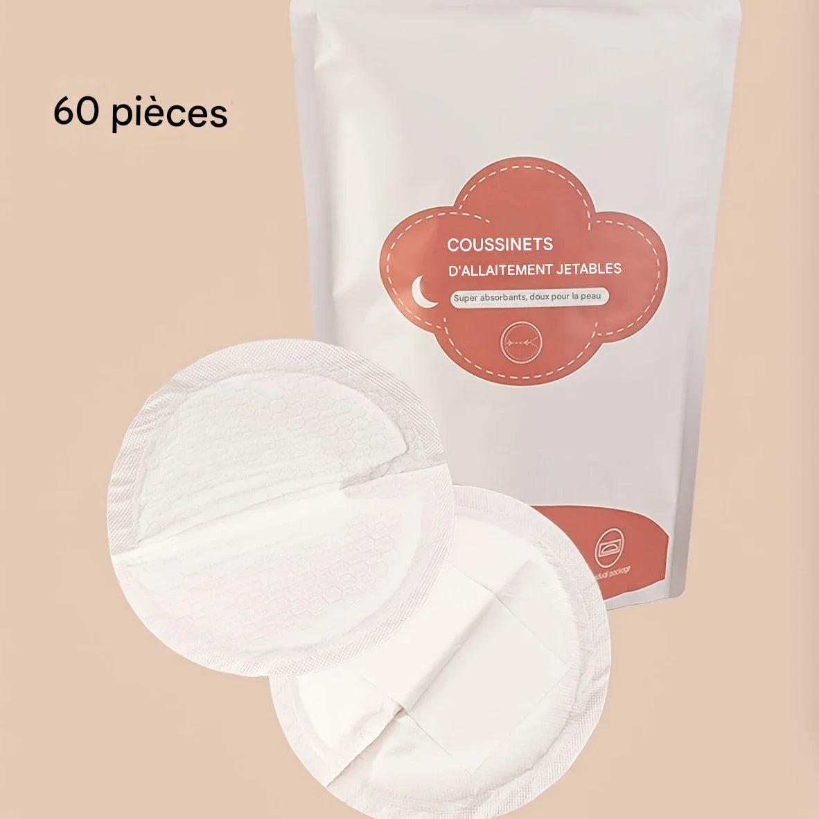 Coussinet d’allaitement ultra absorbant - 60pcs - Coussinet d’allaitement