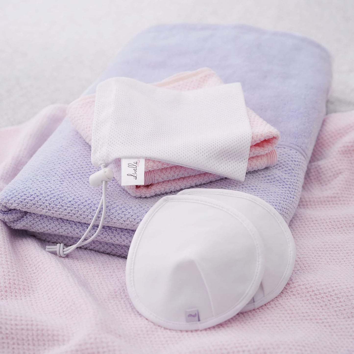 Coussinets d’allaitement lavables Ultra absorbant - 4 unité / Blanc