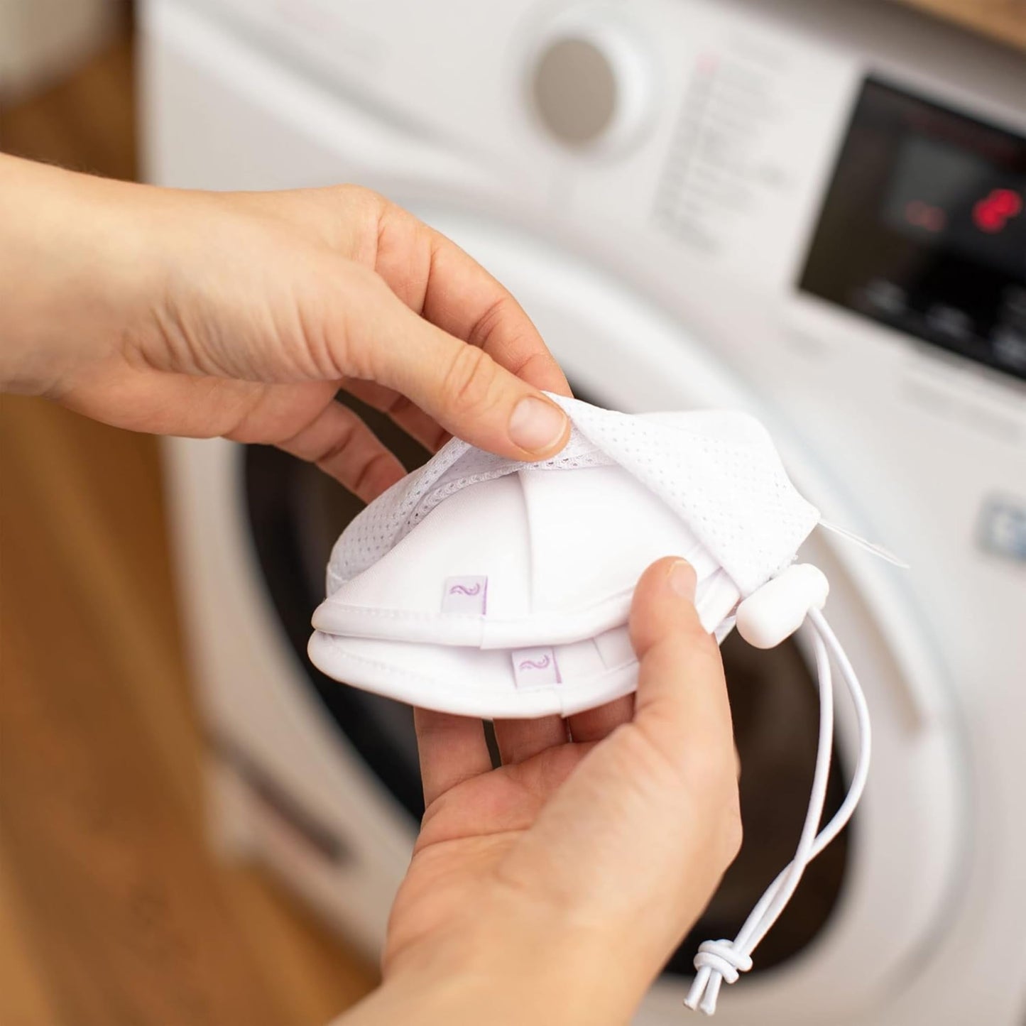 Coussinets d’allaitement lavables Ultra absorbant - 4 unité / Blanc