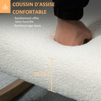 Fauteuil à bascule allaitement scandinave - Blanc - Fauteuil à bascule allaitement