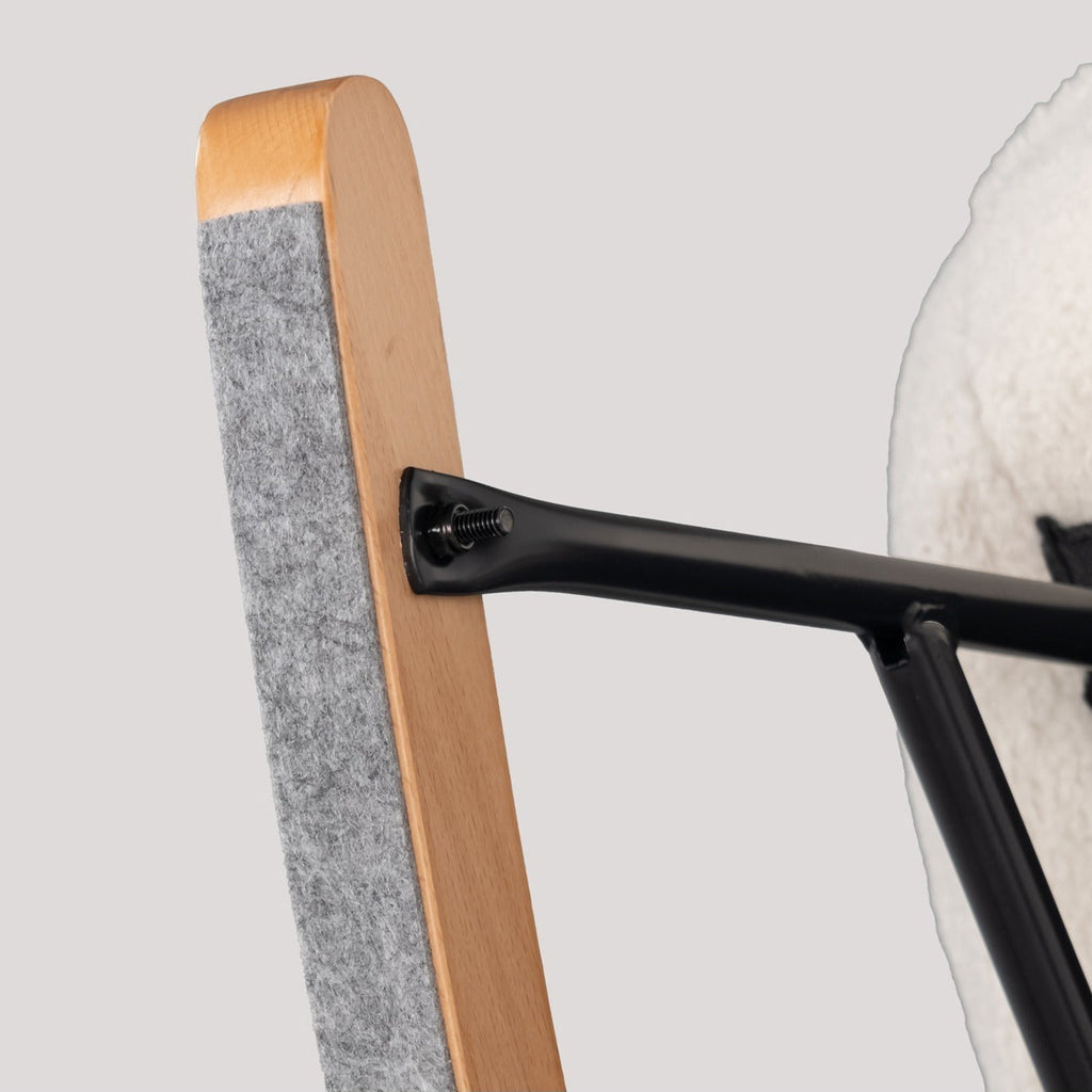 Fauteuil à bascule pour allaitement - Beige clair - Fauteuil à bascule allaitement