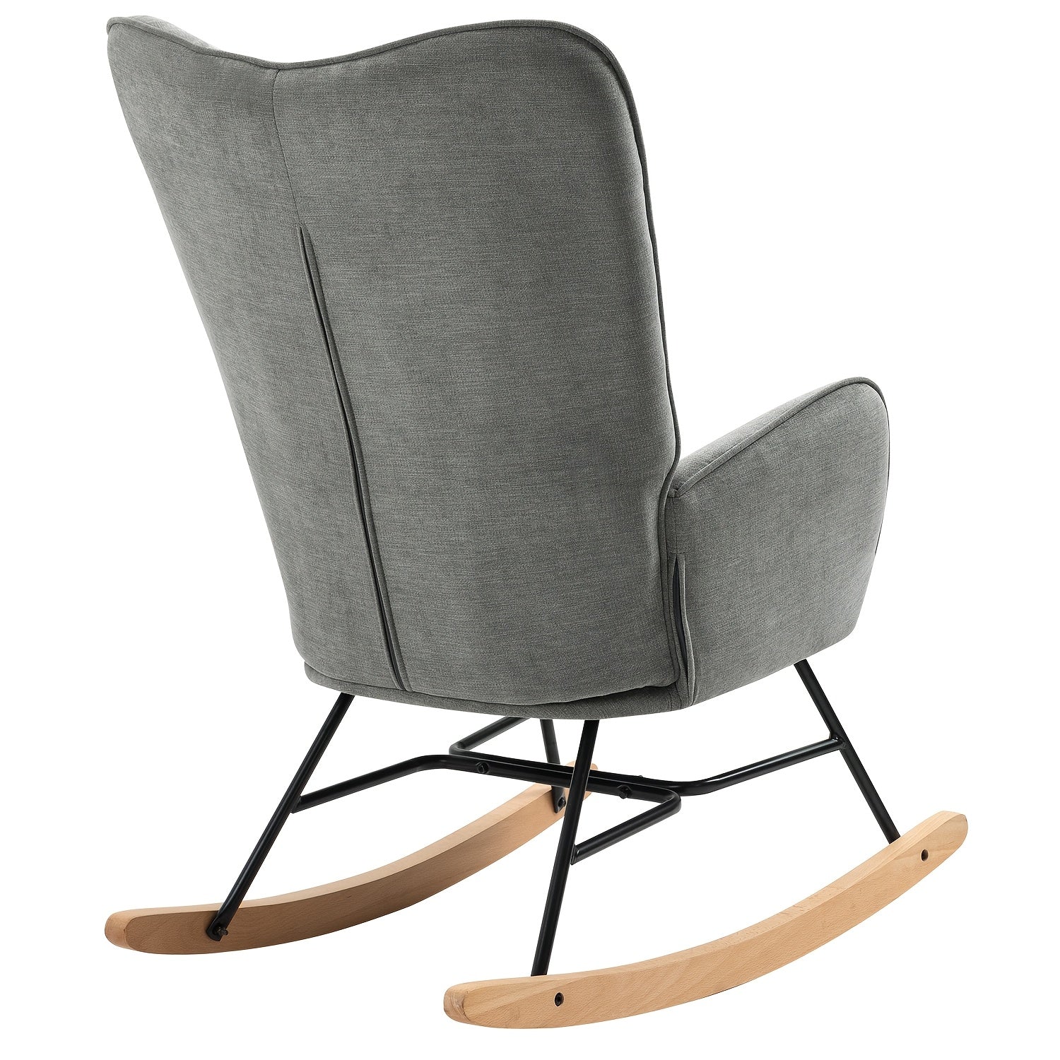 Fauteuil à bascule pour allaiter - Gris - Fauteuil à bascule allaitement
