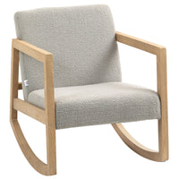 Fauteuil d’allaitement à bascule - Gris - Fauteuil à bascule allaitement