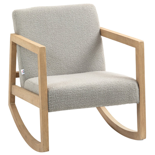 Fauteuil d’allaitement à bascule - Gris - Fauteuil à bascule allaitement