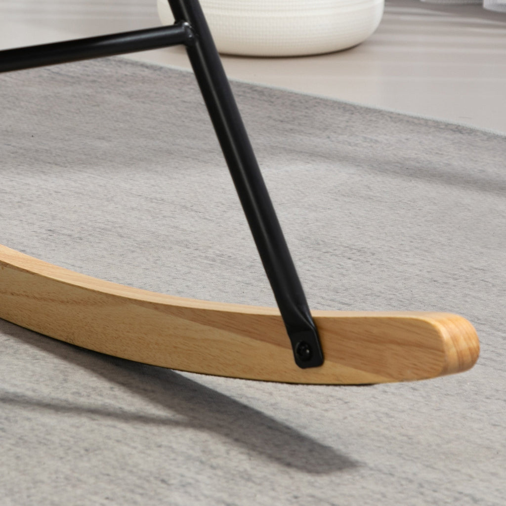 Fauteuil d’allaitement à bascule adulte - Crème - Fauteuil à bascule allaitement