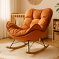 Fauteuil d’allaitement à bascule cocoon - Orange - Fauteuil à bascule allaitement