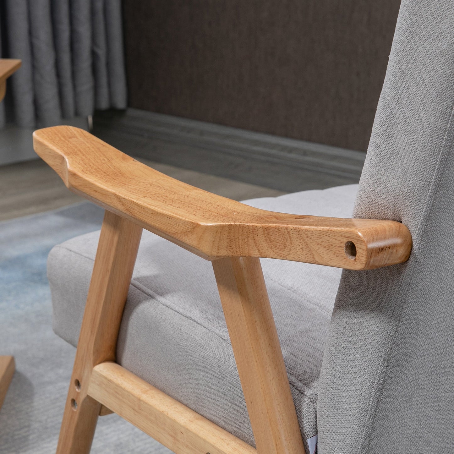 Fauteuil d’allaitement bébé - Gris - Fauteuil d’allaitement