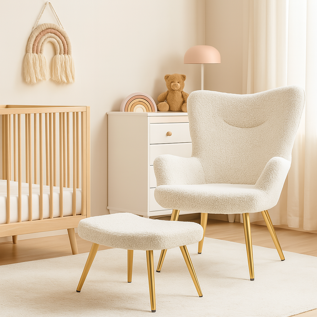 Fauteuil d’allaitement blanc - Ivory - Fauteuil d’allaitement