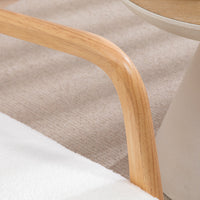 Fauteuil d’allaitement design - Blanc crème - Fauteuil d’allaitement