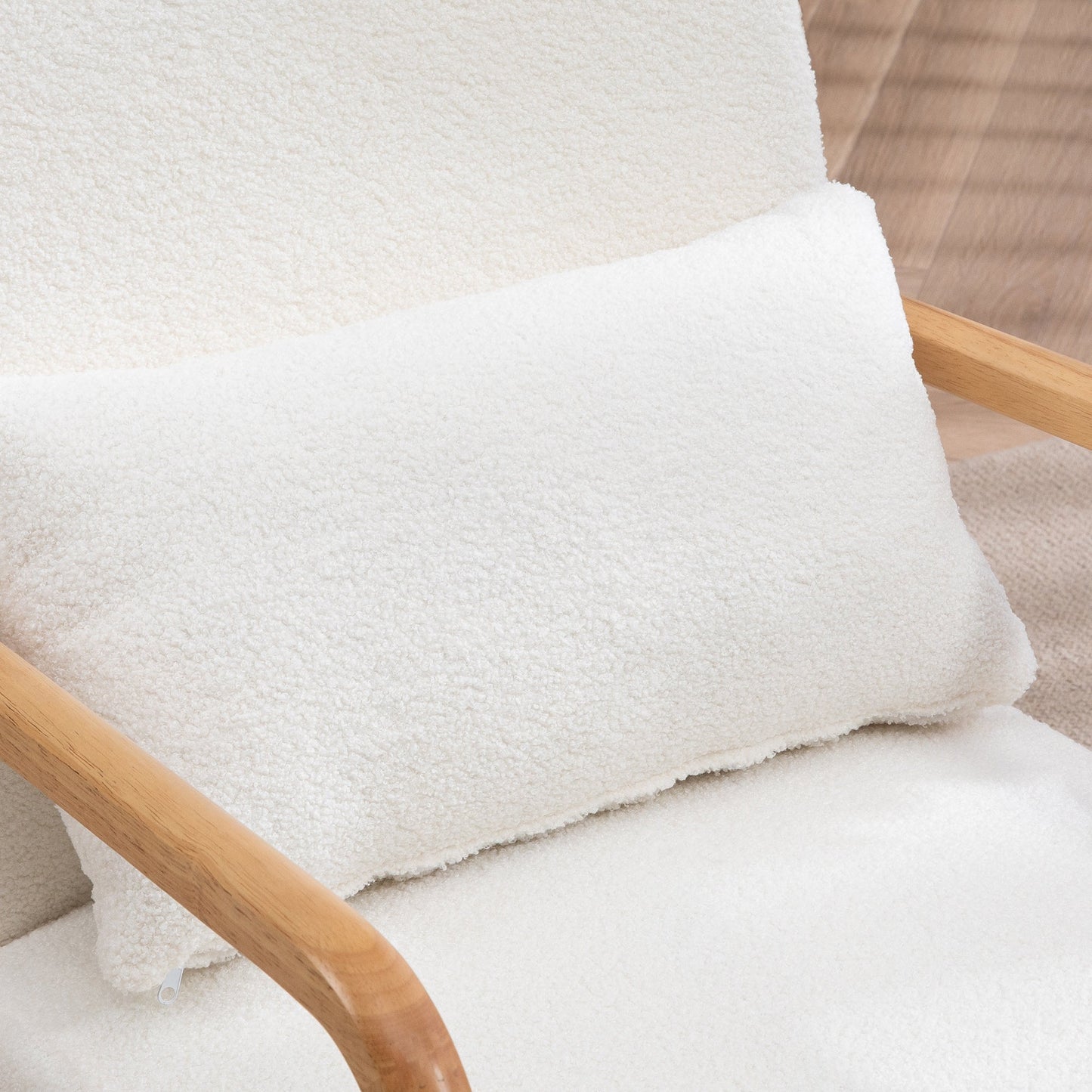 Fauteuil d’allaitement design - Blanc crème - Fauteuil d’allaitement