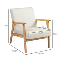 Fauteuil d’allaitement rocking chair - Crème et Bois naturel - Fauteuil d’allaitement