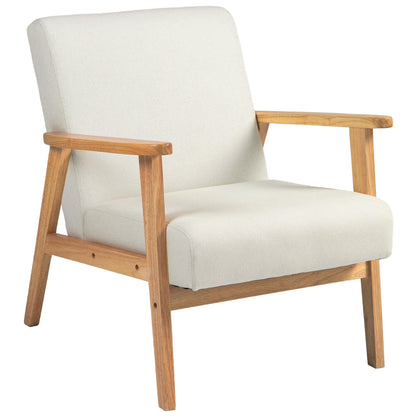 Fauteuil d’allaitement rocking chair - Crème et Bois naturel - Fauteuil d’allaitement