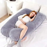 Grand coussin d’allaitement - Gris Suédine - coussin d’allaitement