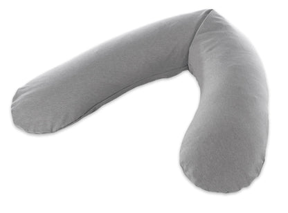 Grand coussin d’allaitement microbille - Gris