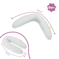 Microbilles coussin allaitement - Blanc