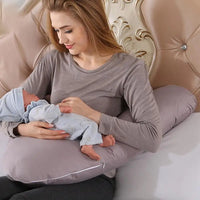 Mon coussin d’allaitement marron - Marron - coussin d’allaitement