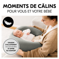 Petit coussin microbilles allaitement - Anthracite