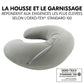 Petit coussin microbilles allaitement - Anthracite