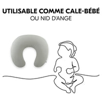 Petit coussin microbilles allaitement - Anthracite