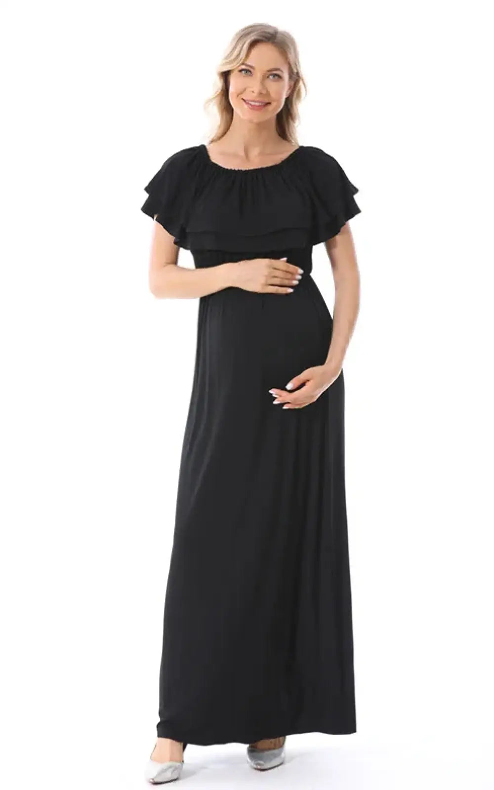 Robe allaitement mariage noir