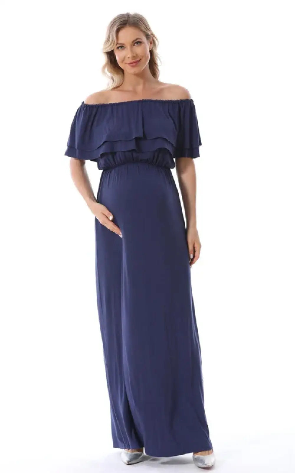 Robe allaitement mariage bardot