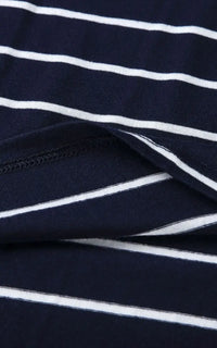 Robe allaitement rayée à ceinture, vue 2