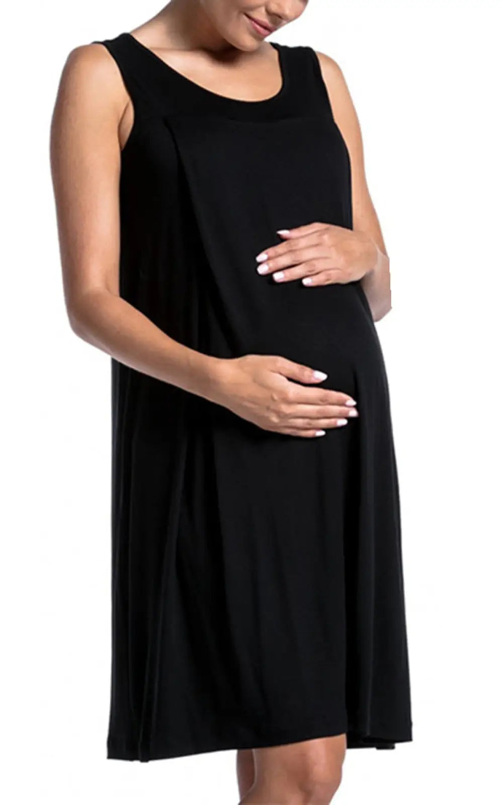 Robe courte allaitement noir