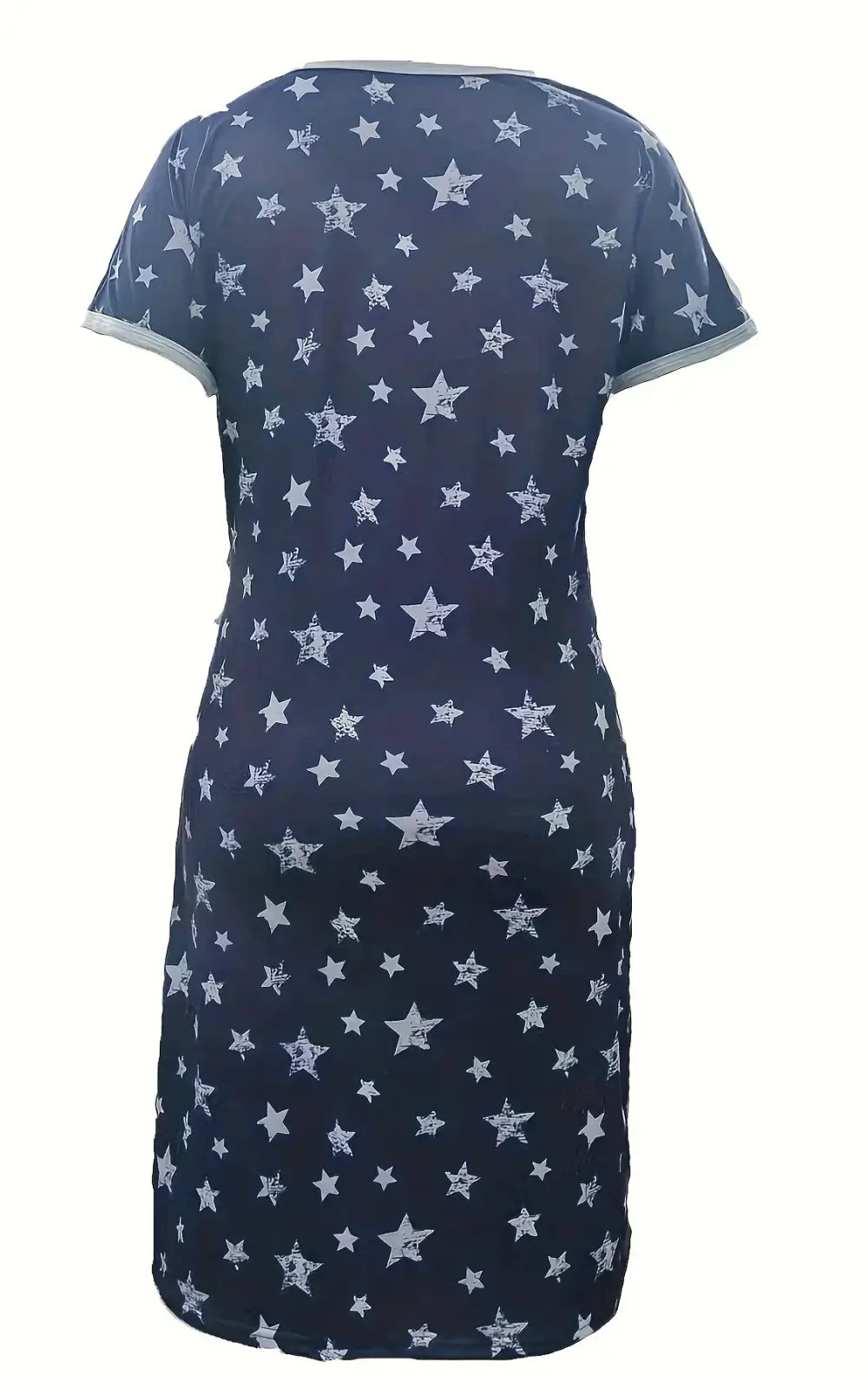 Robe de nuit allaitement ouverture avant, vue 1