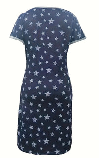 Robe de nuit allaitement ouverture avant, vue 1