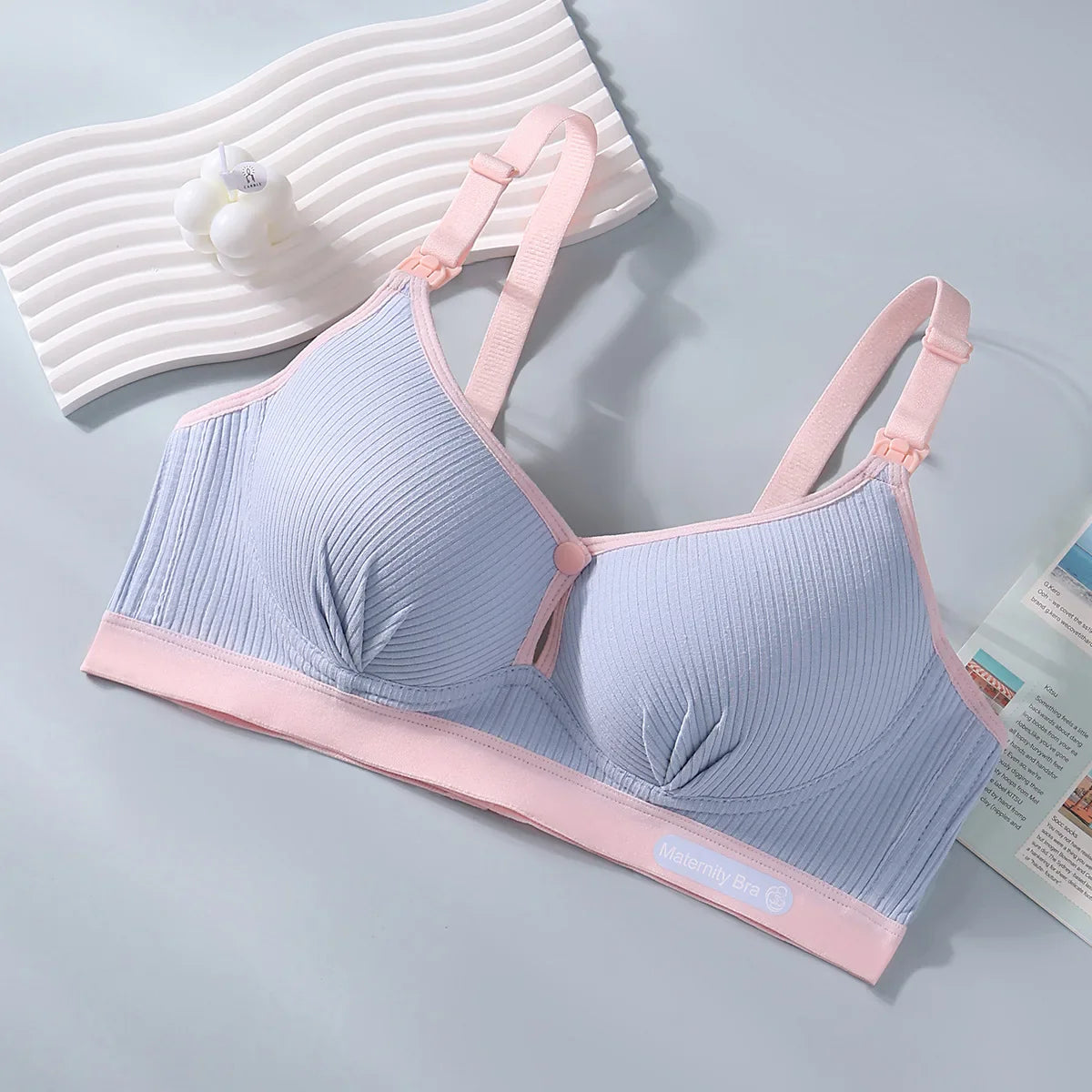 Soutien-gorge allaitement bon maintien - Bleu / 34 - Soutien-gorge d’allaitement