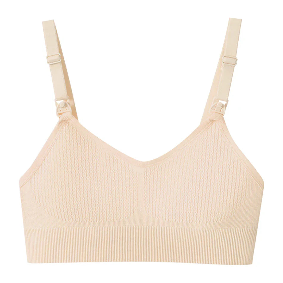 Soutien-gorge allaitement bretelles amovibles - Chair / XS - Soutien-gorge d’allaitement